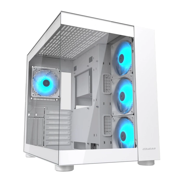 Cougar FV150 MINI Gaming Mini Tower Κουτί Υπολογιστή με Πλαϊνό Παράθυρο Λευκό