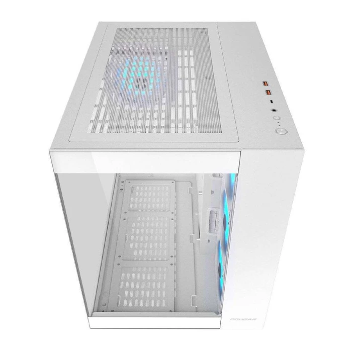 Cougar FV150 MINI Gaming Mini Tower Κουτί Υπολογιστή με Πλαϊνό Παράθυρο Λευκό