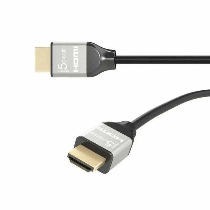 J5 Create HDMI 2.0 Premium High Speed 4K 60Hz HDR Καλώδιο HDMI αρσ.-αρσ. 2 m Μαύρο (JDC52-N)
