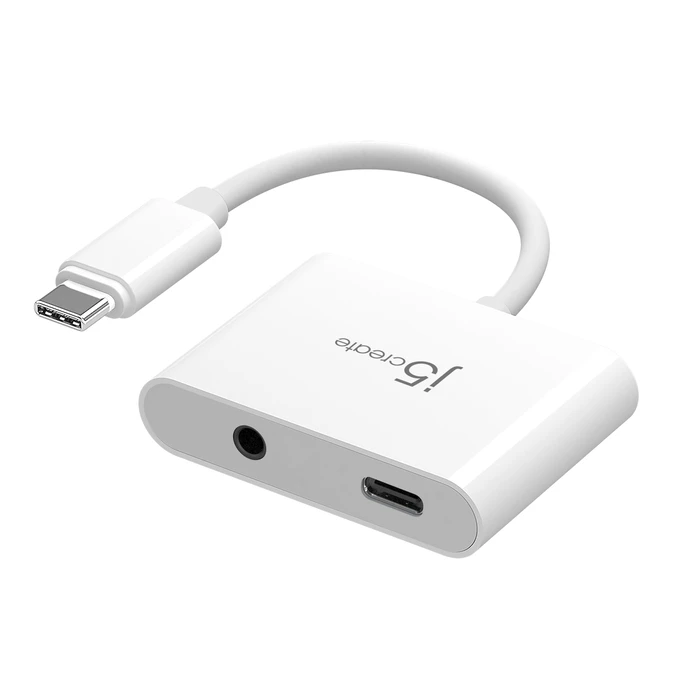 J5create Μετατροπέας USB-C (male σε USB-C / 3.5mm female) JCA122-N