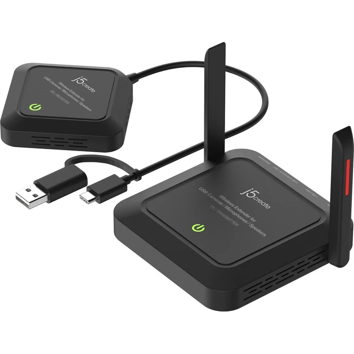 j5create JVW120 Wireless USB Extender for Cameras, Microphones and Speakers