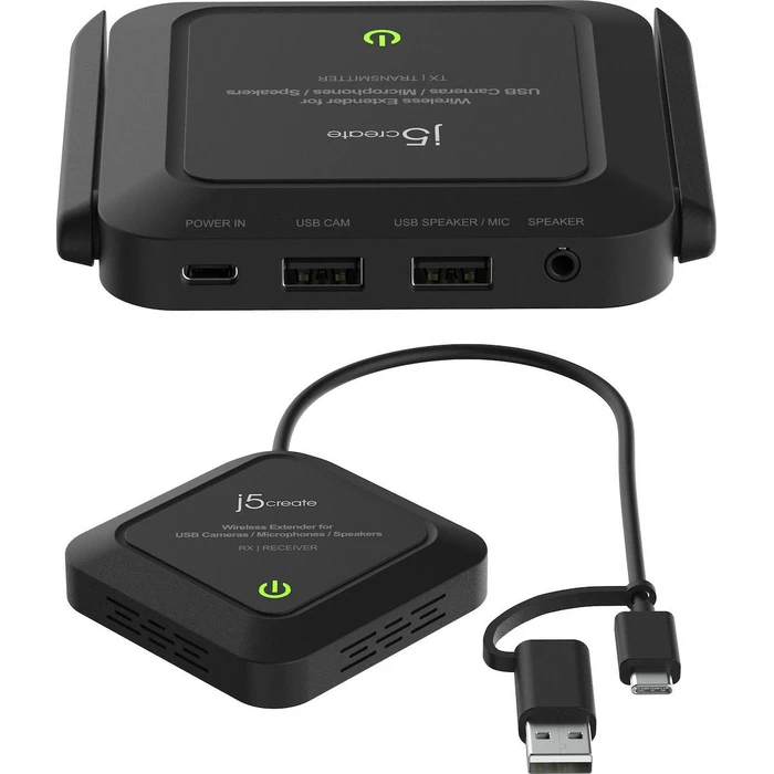 j5create JVW120 Wireless USB Extender for Cameras, Microphones and Speakers