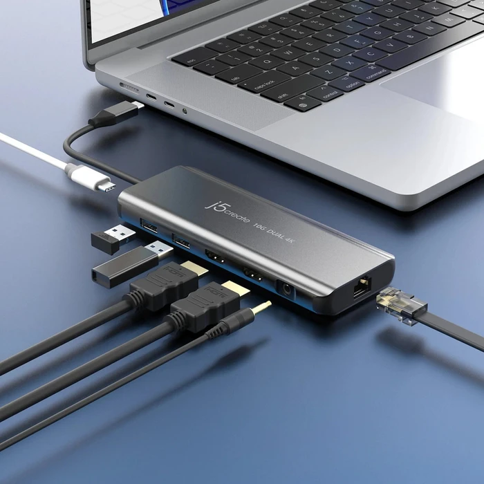 USB-C Dual 4K HDMI 10Gbps Mini Dock J5create