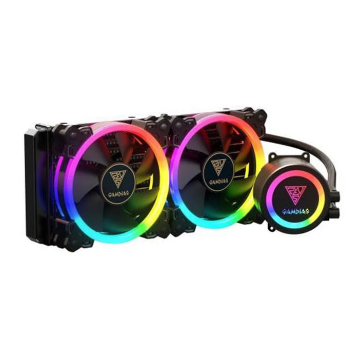 Gamdias Chione E2-120 Lite 2 AIO CPU Liquid Cooler with 2x 120mm ARGB Fans