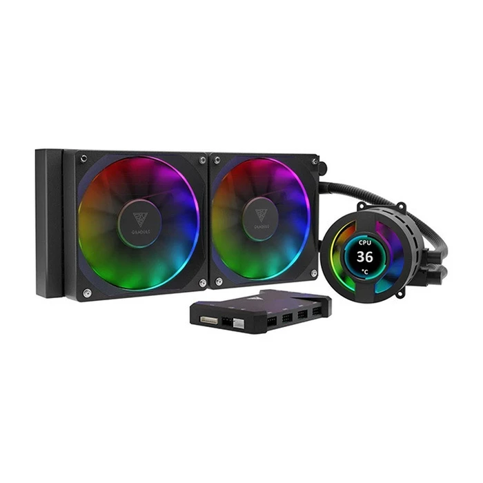 Gamdias Chione P3-240U AIO Liquid CPU Cooler 240mm with 2x 120mm ARGB Fans