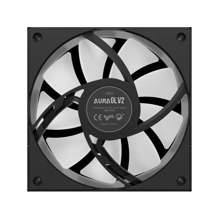 Gamdias AURA GL120 V2 AIO Liquid CPU Cooler 120mm ARGB Black