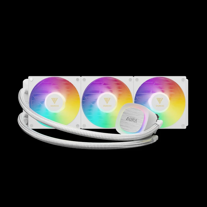 Gamdias Aura GL360 V2 WH Υδρόψυξη AIO CPU 360mm ARGB Λευκή