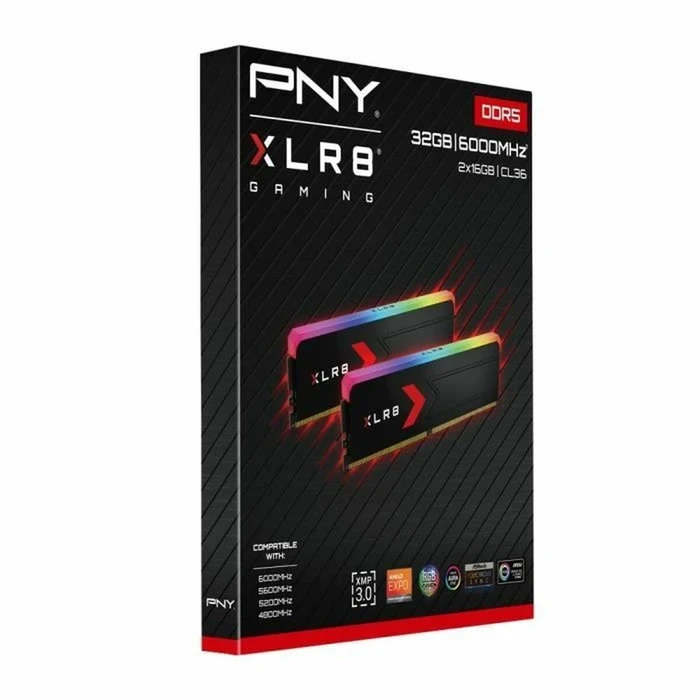 PNY XLR8 DDR5 32GB (2x16GB) 6000MHz Desktop MD32GK2D5600036XRGB