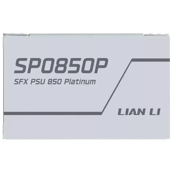 LIAN LI Power Supply SP0850P White 850W 80 Plus Platinum 10 Years Warranty 12V 2x6 Japanese Capacitors