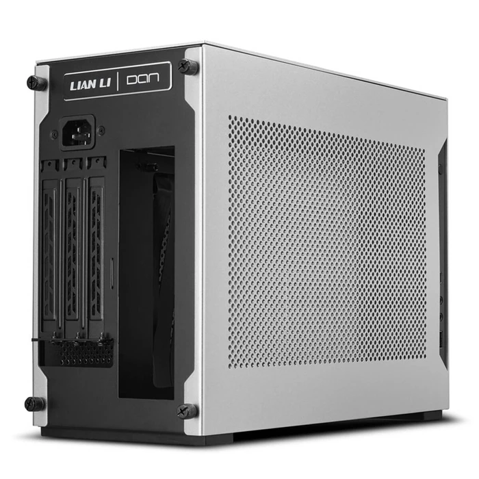 Lian Li x DAN Cases A4-H2O Mini-ITX PC Case, Mini Tower, PCIe 5.0 Riser - Silver