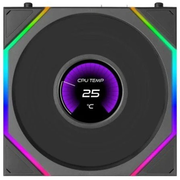 Lian Li Uni Fan TL LCD FLEX Reverse 120mm ARGB ανεμιστήρας (4-Pin PWM)