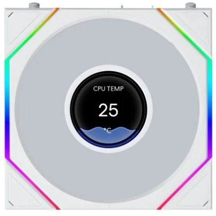 Lian Li Uni Fan TL LCD FLEX Reverse 120mm White