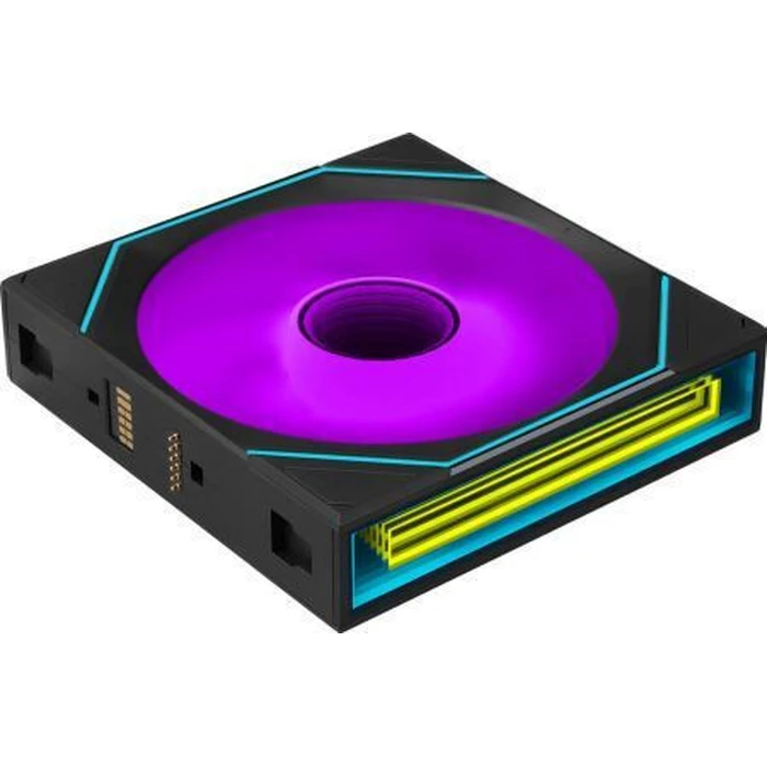 Lian Li Uni Fan SL-INF FLEX Reverse Blade 120mm (2200 RPM / 65.7 CFM) ARGB 4-Pin PWM Black - G99.12RSLIN1F1B.00