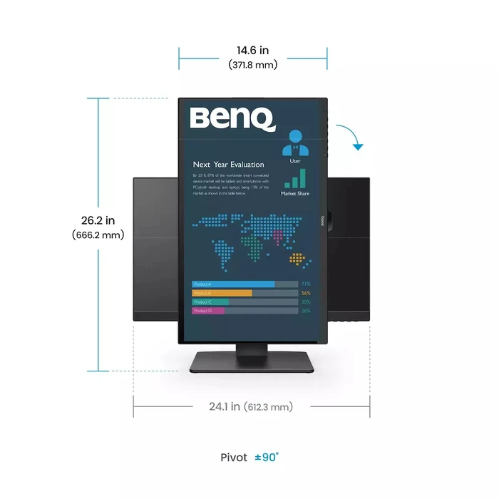 BENQ Monitor BL2786TC IPS USB-C Hub 1920 x 1080 100Hz 16:9 5ms 250 cd/m²