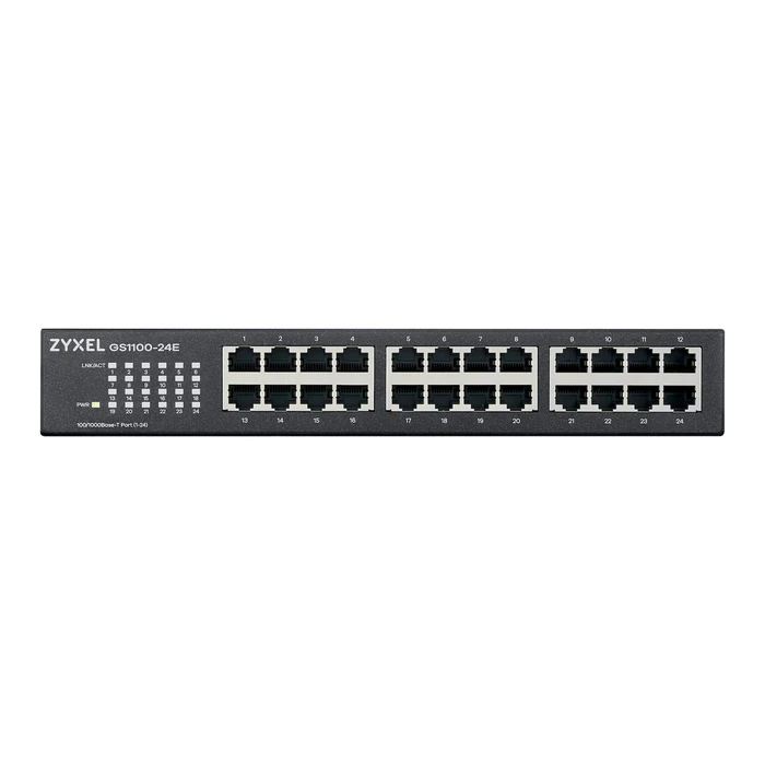 Zyxel GS1100-24E Unmanaged L2 Switch 24-Port Gigabit Ethernet (1 Gbps)