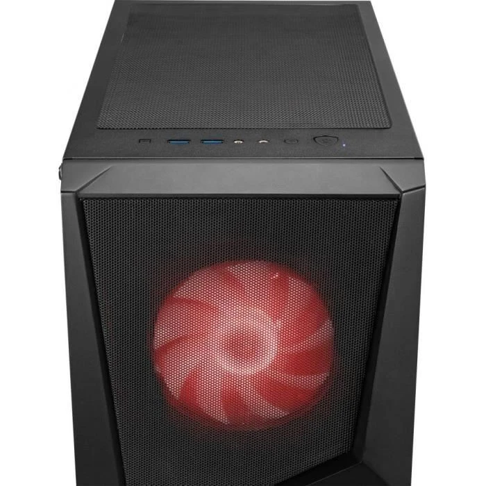 MSI MAG Forge 100M Gaming Midi Tower Κουτί Υπολογιστή με Πλαϊνό Παράθυρο και RGB Φωτισμό Μαύρο