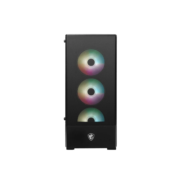 MSI MAG Forge 112R Midi Tower Κουτί Υπολογιστή με Tempered Glass και RGB — Μαύρο