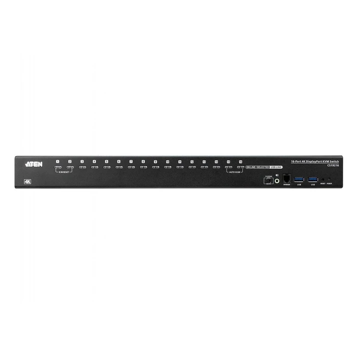 Aten 16-θυρών USB 3.0 4K DisplayPort KVM Switch (CS19216-AT-G)