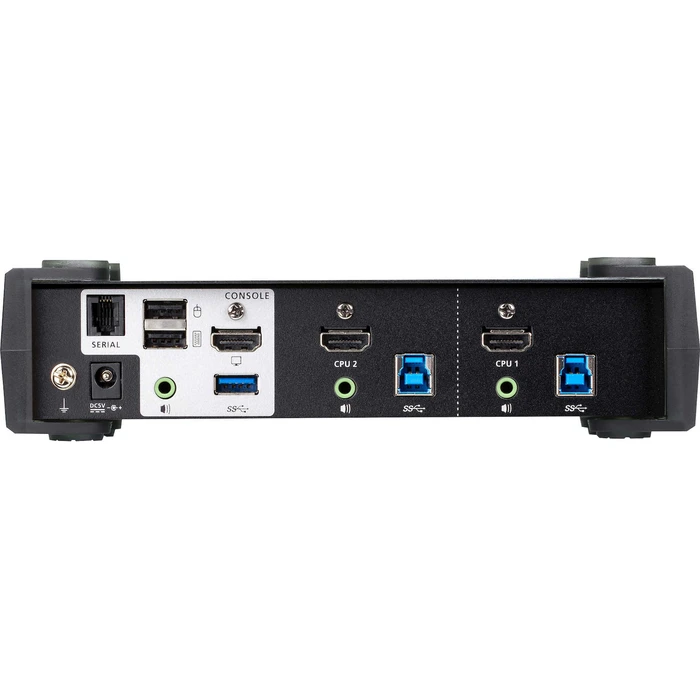 Aten Metatropies Antaptorres 2-Port USB 3.0 4K HDMI KVMP Switch with Audio Mixer Mode