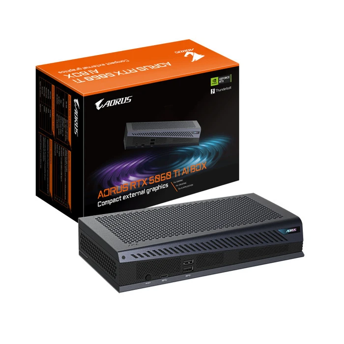 Gigabyte AORUS RTX 5060 Ti AI Box 16GB GDDR7 Thunderbolt 5 - Εξωτερική GPU