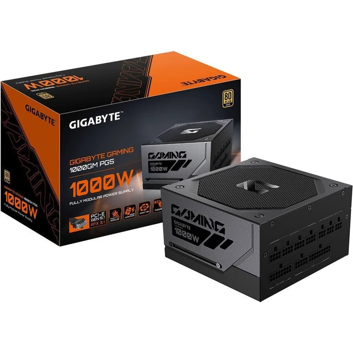 Gigabyte 1000GM PG5 1000W Μαύρο Τροφοδοτικό Υπολογιστή Full Modular 80 Plus Gold