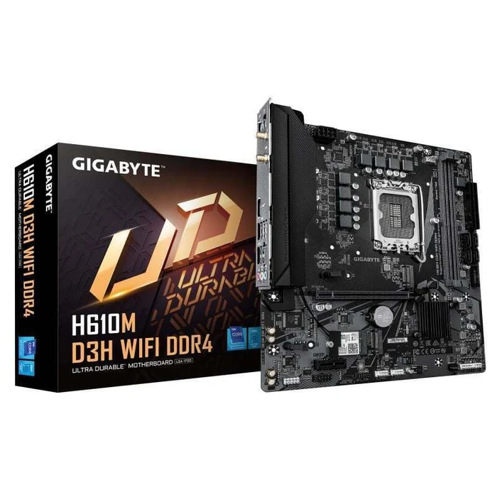 Gigabyte H610M D3H DDR4 rev. 1.0 Wi‑Fi Μητρική Micro ATX Socket Intel 1700