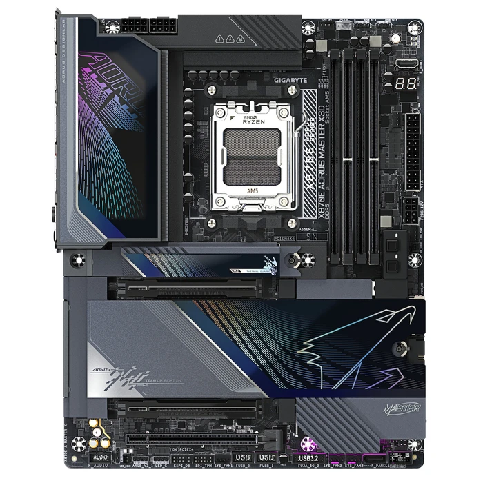 GIGABYTE X870E AORUS MASTER X3D - Μητρική AMD X870E, Socket AM5, ATX, DDR5