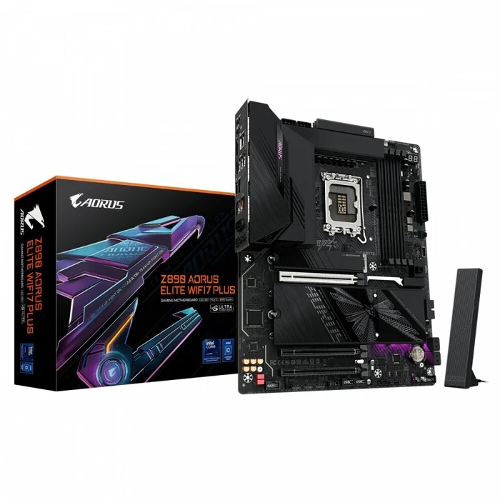 GIGABYTE Z890 A ELITE WIFI7 PLUS Motherboard ATX LGA1851 (Intel Z890, DDR5, Wi‑Fi 7, USB4 40Gbps, 5G LAN)
