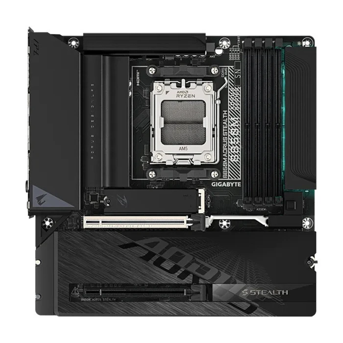GIGABYTE B850M AORUS STEALTH AM5 Micro ATX Motherboard (Wi‑Fi 7)