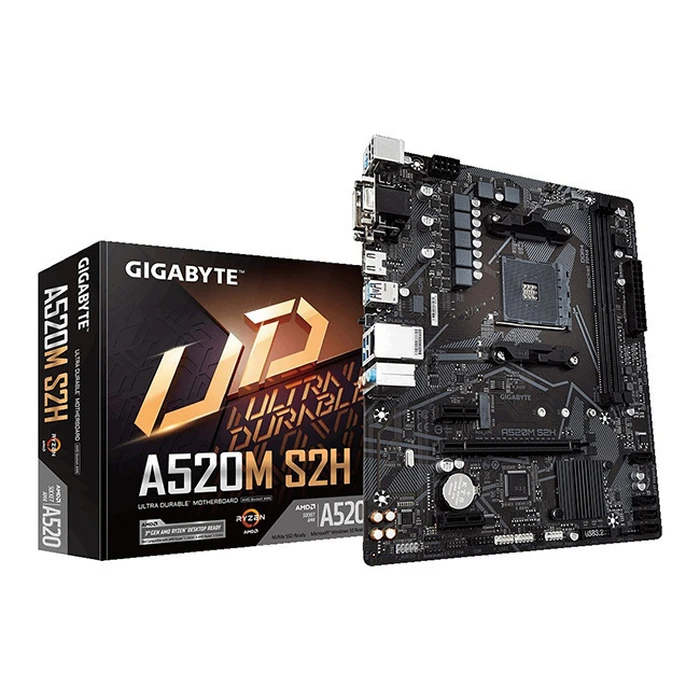 GIGABYTE A520M S2HP Micro ATX Motherboard (AM4)