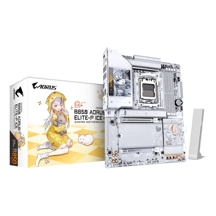 GIGABYTE B850 AORUS ELITE‑P ICE Μητρική ATX (Socket AM5) 4x DDR5, Wi‑Fi 7, HDMI