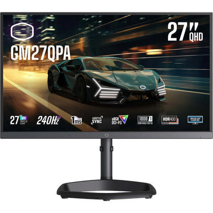 Cooler Master GM27QPA 27-inch QHD (2560x1440) IPS 240Hz Adaptive‑Sync Monitor
