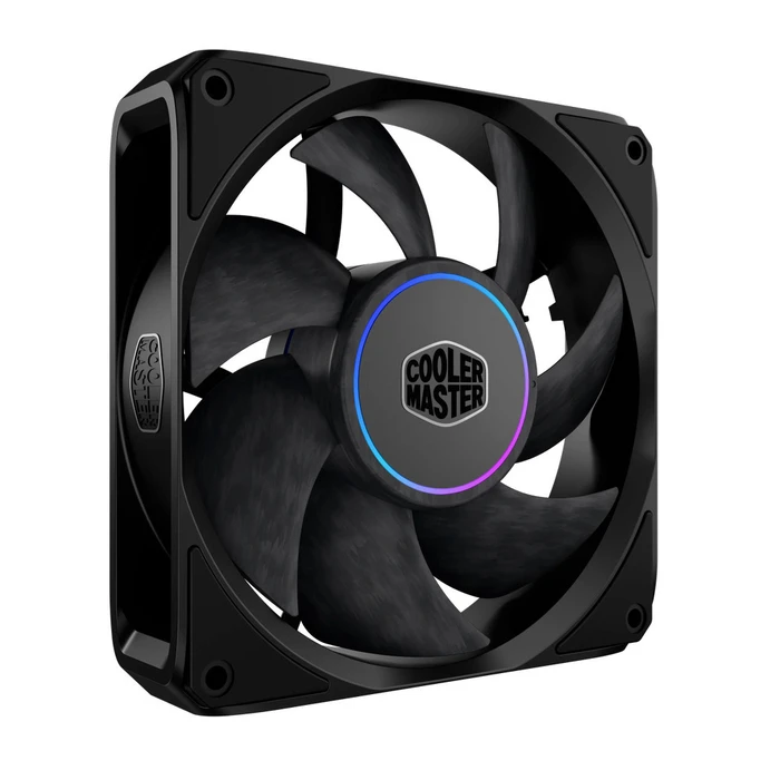 CoolerMaster MasterFan M120 120mm ARGB Case Fan (2300 RPM, 75.2 CFM) - 4-Pin PWM