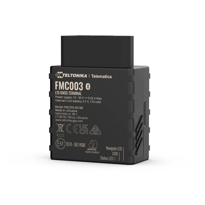 Teltonika FMC003 GPS Tracker για Αυτοκίνητα με GSM, Bluetooth, WiFi (FMC003X4NJ01 / FMC003X4BP01)