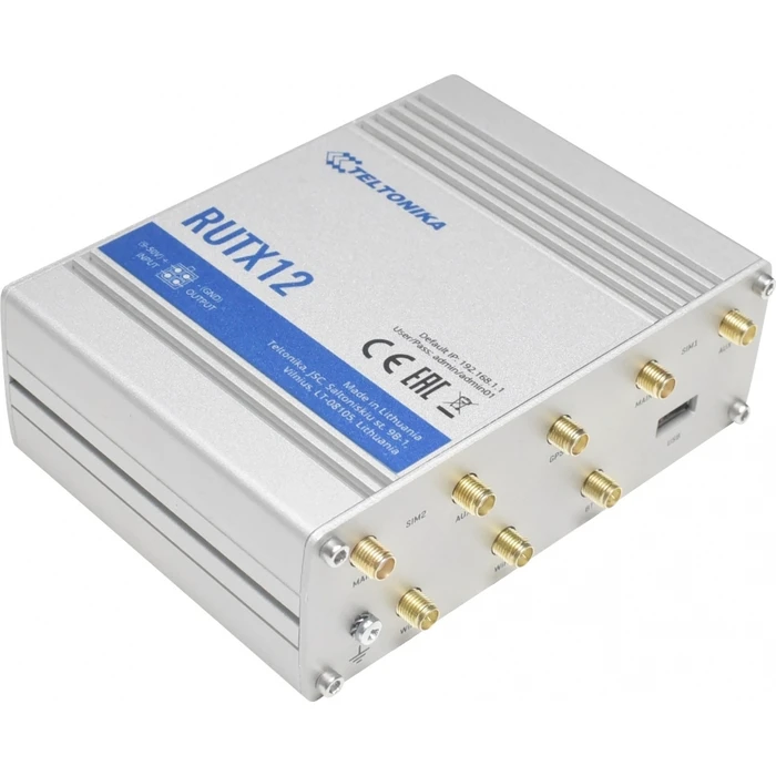 Teltonika RUTX12 - Ασύρματος Router 4G (LTE Cat6)