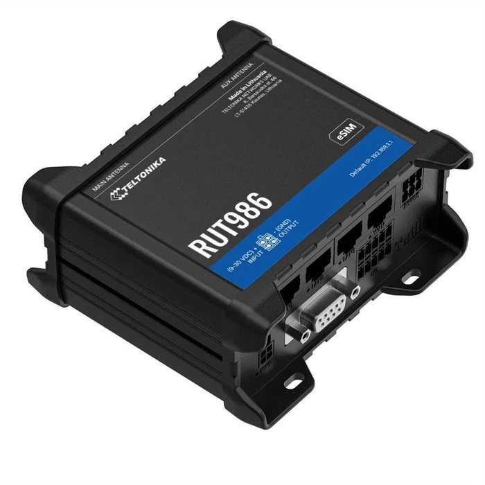Teltonika RUT986 Ασύρματο 4G Router Wi‑Fi 4 με 3 Θύρες LAN (EU PSU)
