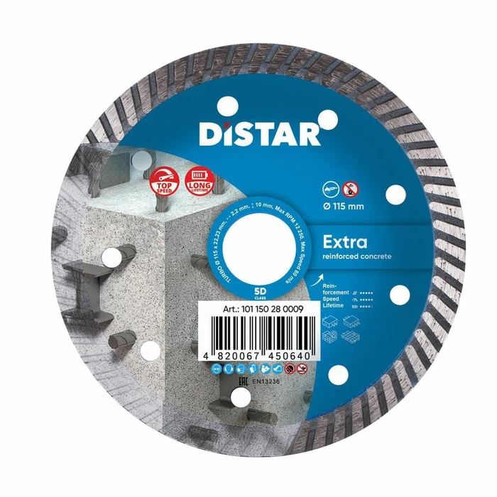 Makita 115mm Turbo Cutting Disc for Construction Materials