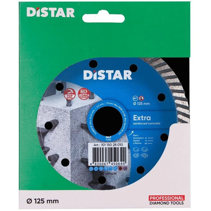 Distar 125mm Grinding/Sanding Disc for Construction Materials