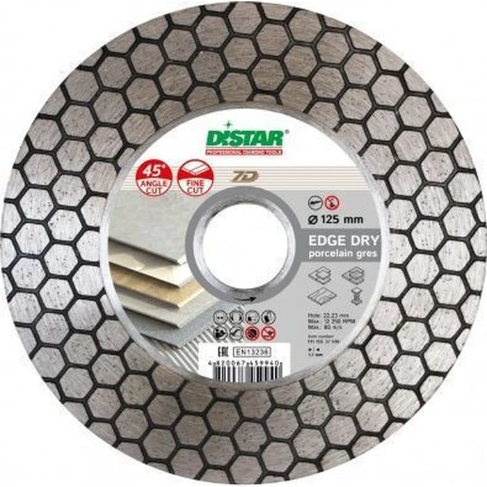 Δίσκος Κοπής Δομικών Υλικών 125mm (Edge Dry)