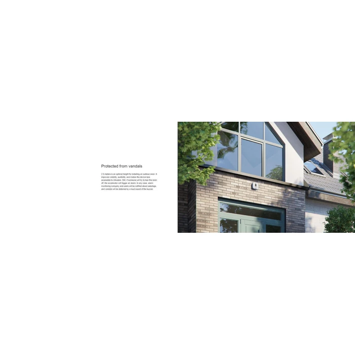 AJAX StreetSiren DoubleDeck White (Outdoor Wireless Siren)