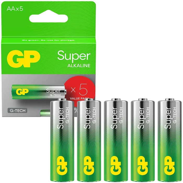 GP Batteries GP Super Alkaline G-TECH AA Alkaline Battery