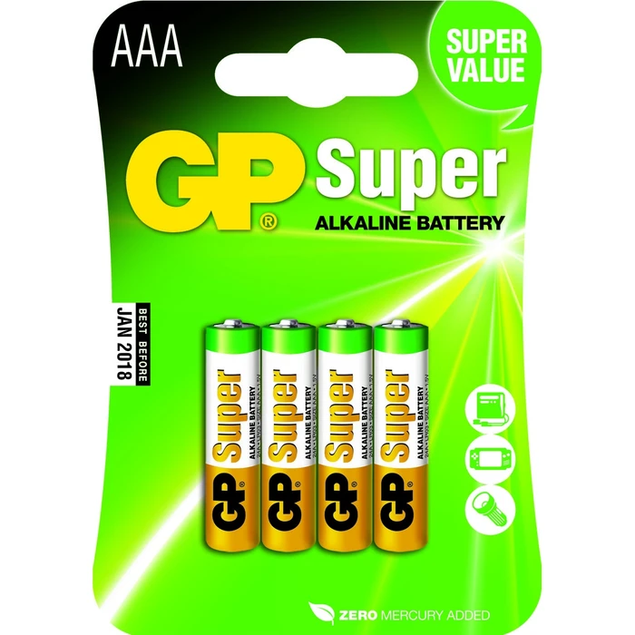 GP Batteries Μπαταρία Αλκαλική AAA
