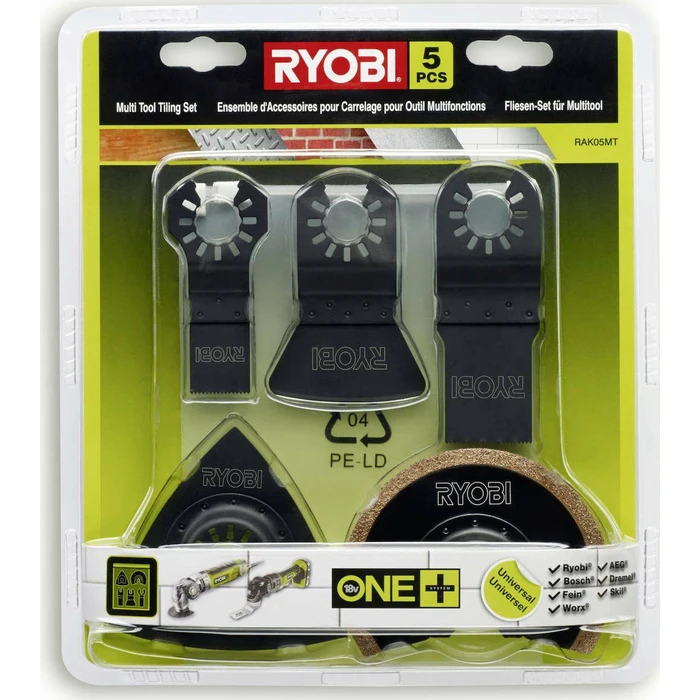Ryobi RAK05MT Multi-Tool Accessory Set 5pc