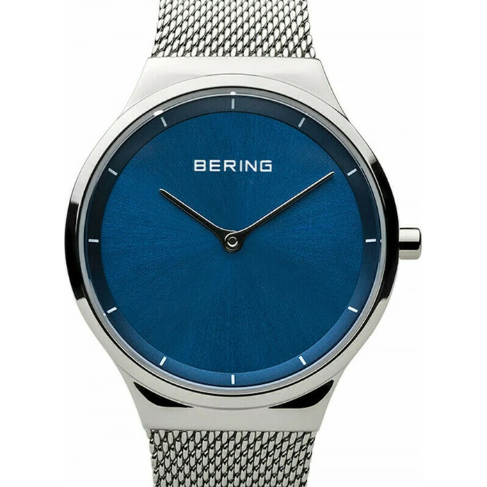 Bering Time Classic Γυναικείο Ρολόι 31mm Μπαταρίας με Ασημί Μεταλλικό Μπρασελέ 12131-008