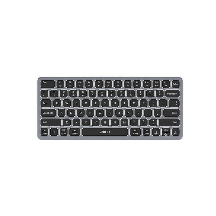 Unitek D1092A USB-C Keyboard Docking Station with DisplayPort 4K, Power Delivery, Ethernet - Grey