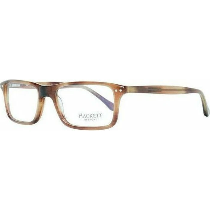 Hackett HEB126-014 Unisex Rectangular Tortoiseshell Acetate Eyeglass Frame 55/18/145