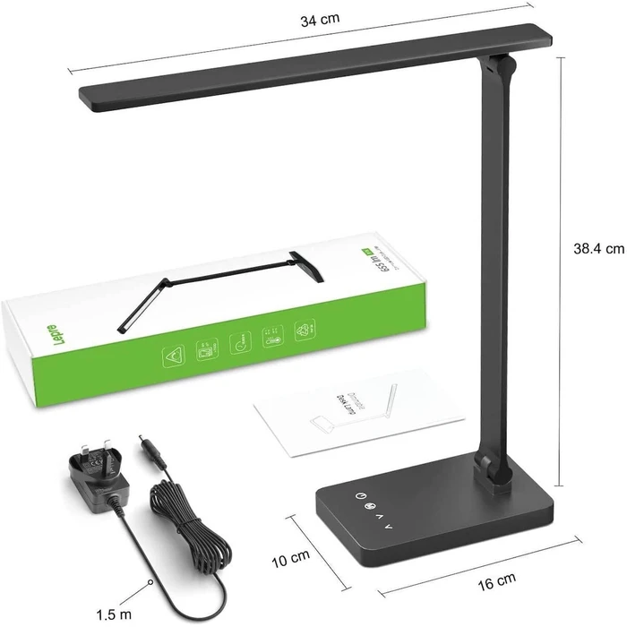 Lampa LED Φωτιστικό Γραφείου Μαύρο PR310004