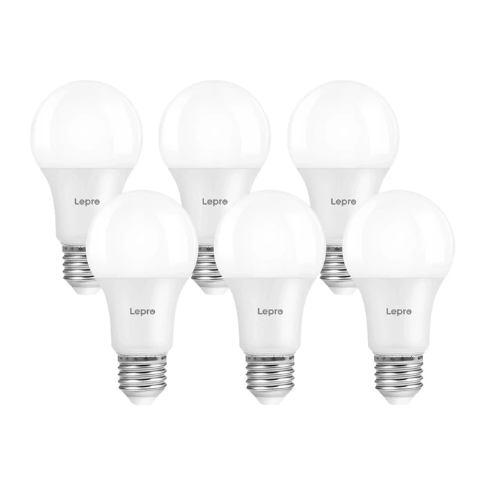 Lepro Λάμπες LED A60 7W E27 2700K 800lm Dimmable - Πακέτο 6τμχ (100092-WW-EU-6)