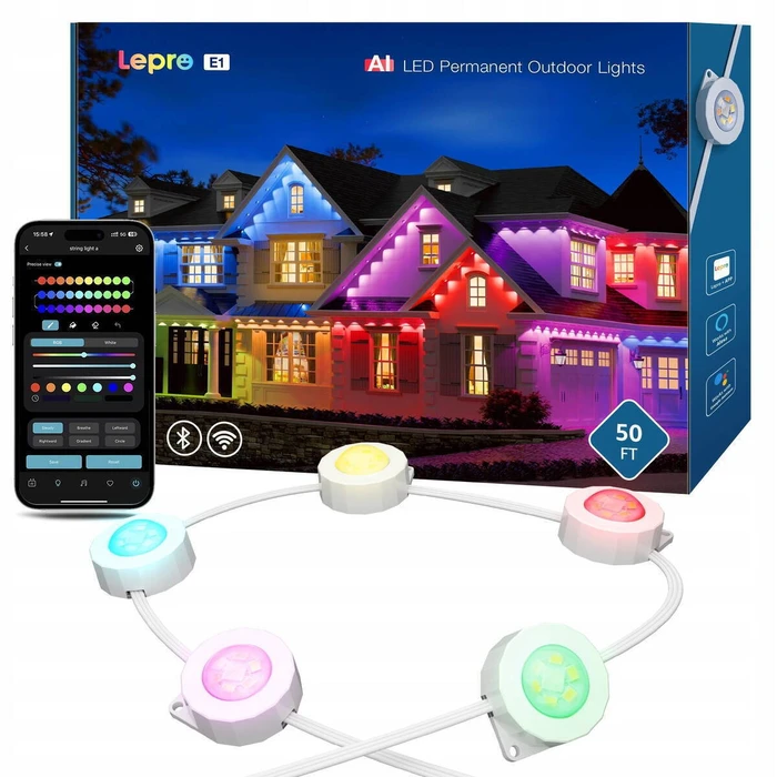 Lepro Decorative Lighting E1-30-EU (RGB+CCT, 15.3 m)