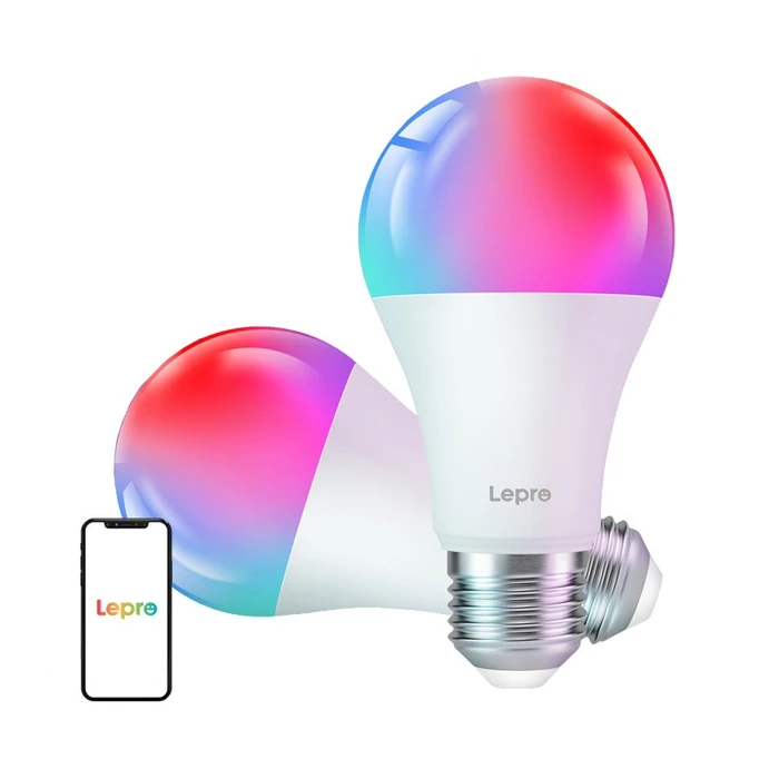 Lepro LED Bulbs E27 Wi‑Fi 1100 lm 2pcs (B2-EU-2) Warm-to-Cool 2700K-6500K CRI90+